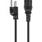Monoprice Power Cord - NEMA 5-15P to IEC 60320 C13_ 14AWG_ 15A/1875W_ 3-Prong_ B 5295 - alternate 8